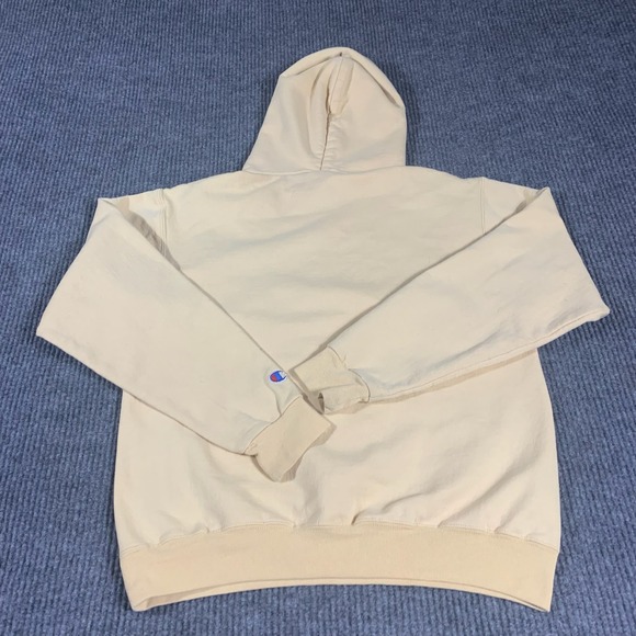 Purdue‎ Boilermakers Hoodie Mens Medium Beige Sweatshirt Embroidered Basketball - Picture 11 of 12